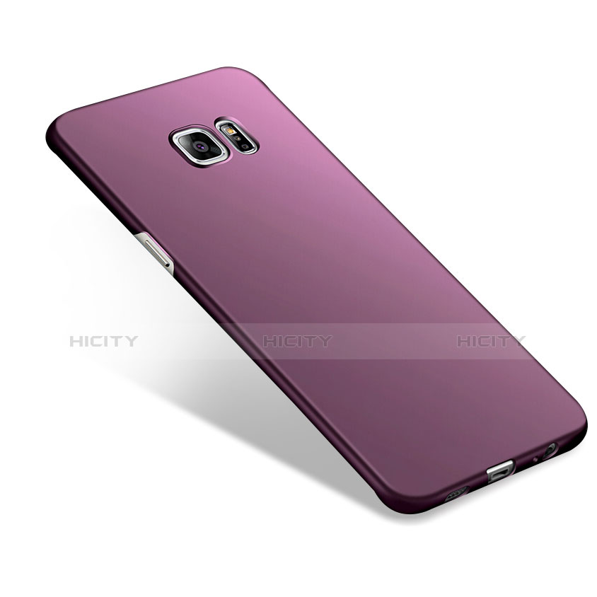 Housse Plastique Rigide Mat M02 pour Samsung Galaxy S6 Edge+ Plus SM-G928F Violet Plus