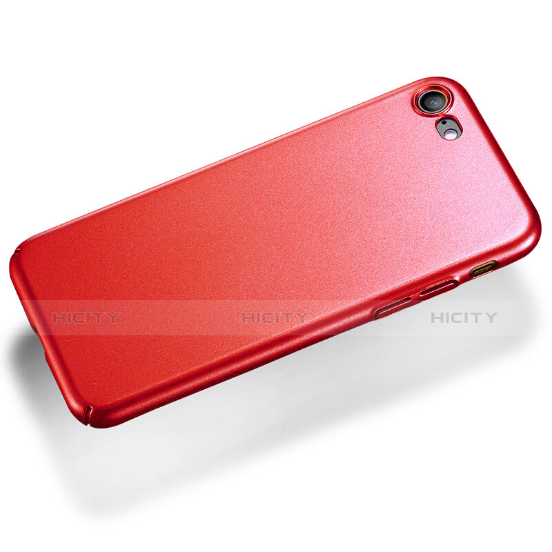 Housse Plastique Rigide Mat pour Apple iPhone 7 Rouge Plus