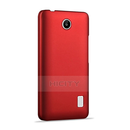 Housse Plastique Rigide Mat pour Huawei Ascend Y635 Dual SIM Rouge Plus
