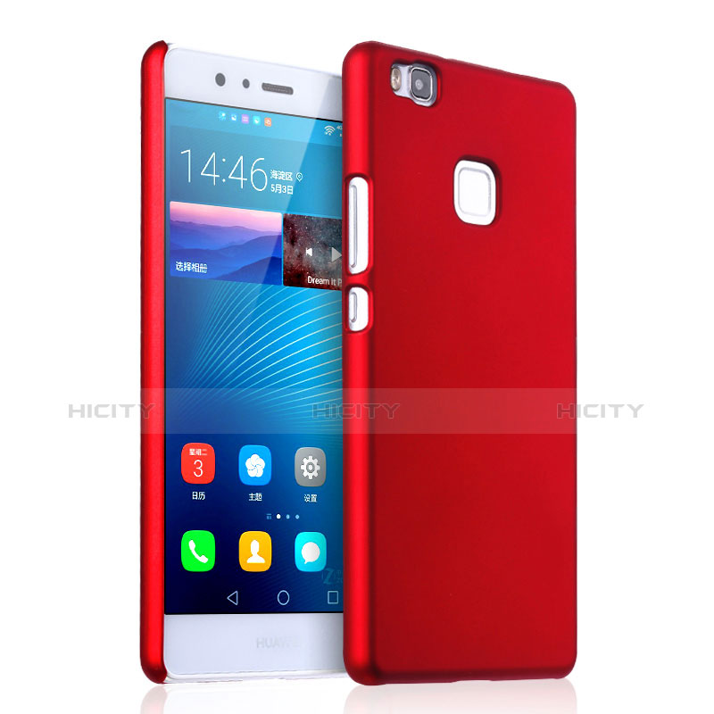 Housse Plastique Rigide Mat pour Huawei G9 Lite Rouge Plus