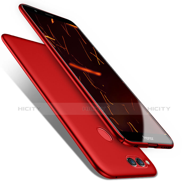Housse Plastique Rigide Mat pour Huawei Honor 7X Rouge Plus