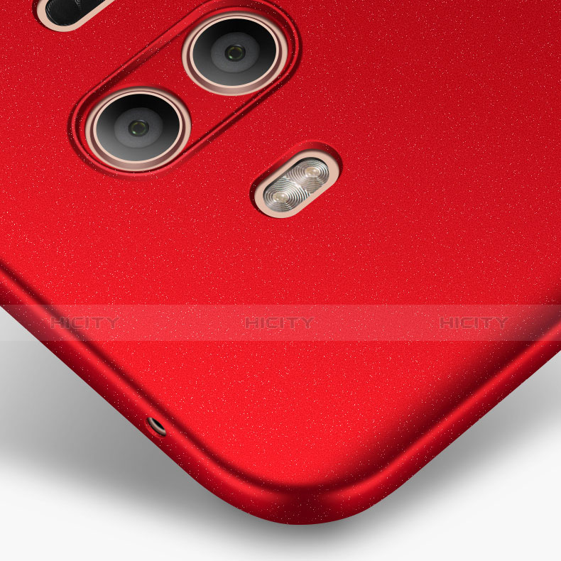 Housse Plastique Rigide Mat pour Huawei Mate 10 Rouge Plus
