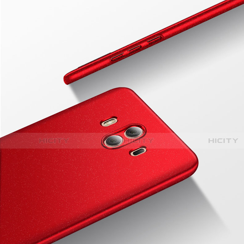 Housse Plastique Rigide Mat pour Huawei Mate 10 Rouge Plus