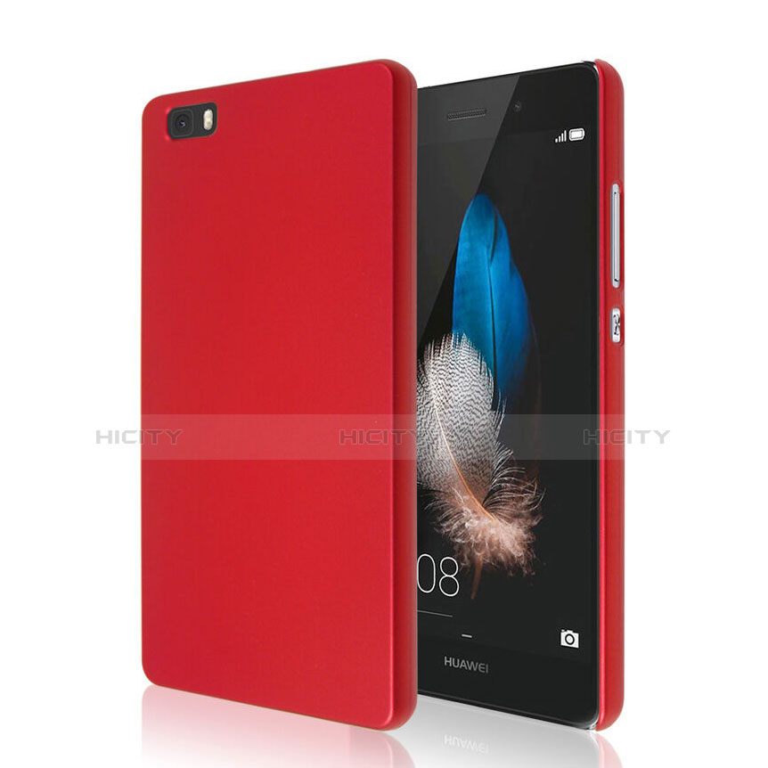 Housse Plastique Rigide Mat pour Huawei P8 Lite Rouge Plus