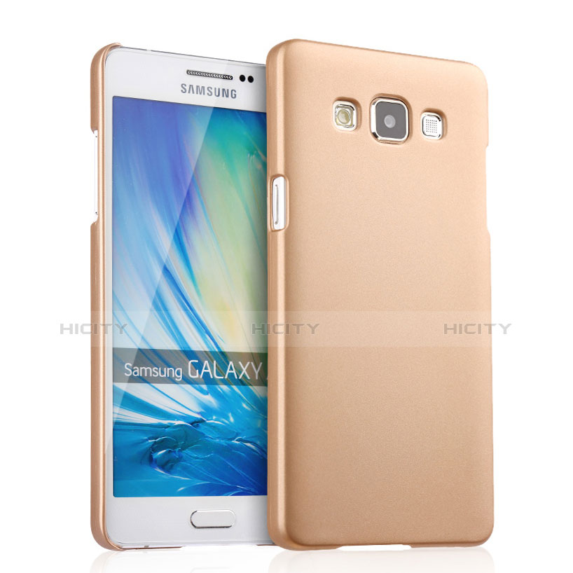 Housse Plastique Rigide Mat pour Samsung Galaxy A5 SM-500F Or Plus
