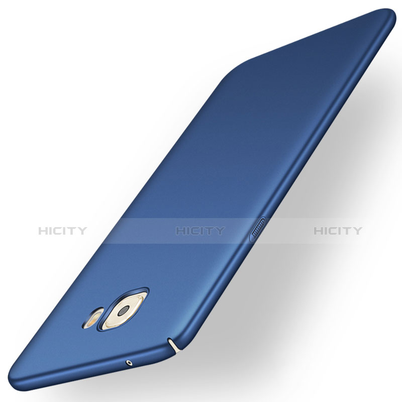 Housse Plastique Rigide Mat pour Samsung Galaxy C9 Pro C9000 Bleu Plus