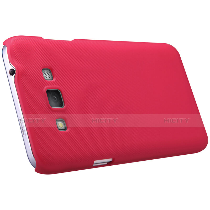 Housse Plastique Rigide Mat pour Samsung Galaxy Grand Max SM-G720 Rouge Plus