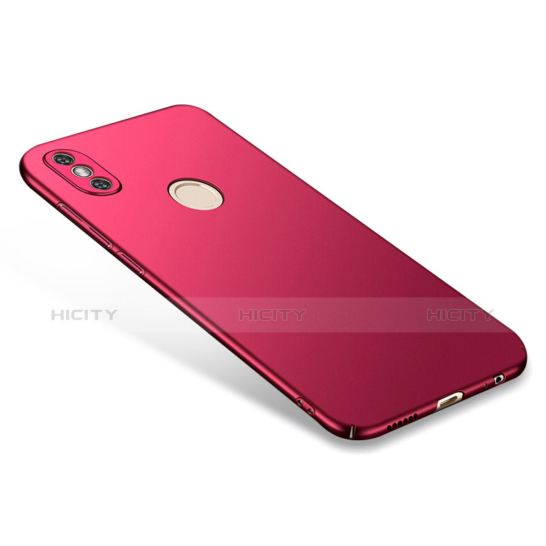 Housse Plastique Rigide Mat pour Xiaomi Redmi Note 5 AI Dual Camera Rouge Plus