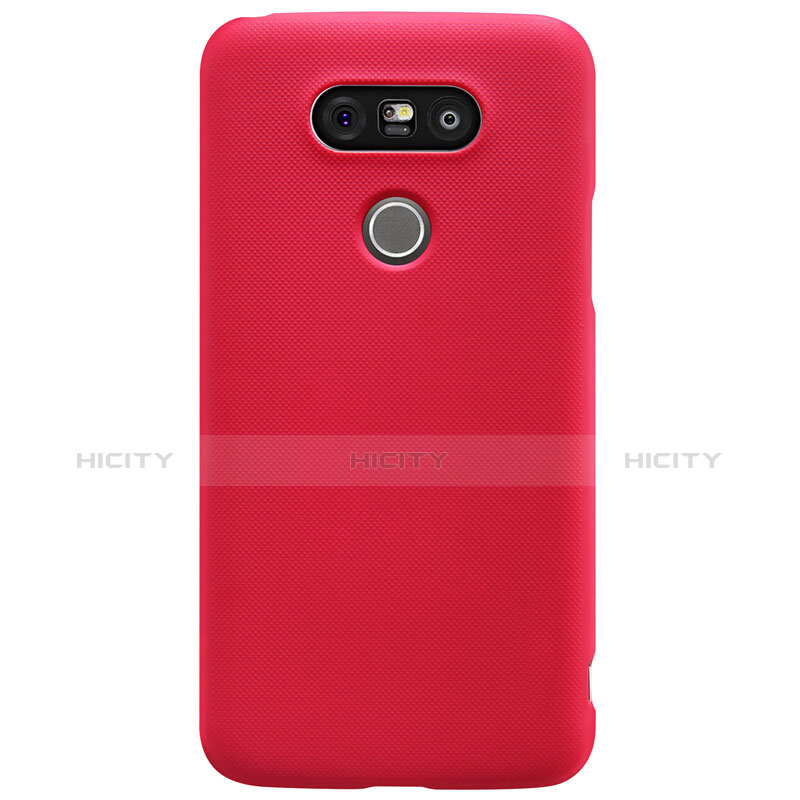 Housse Plastique Rigide Mat R01 pour LG G5 Rouge Plus