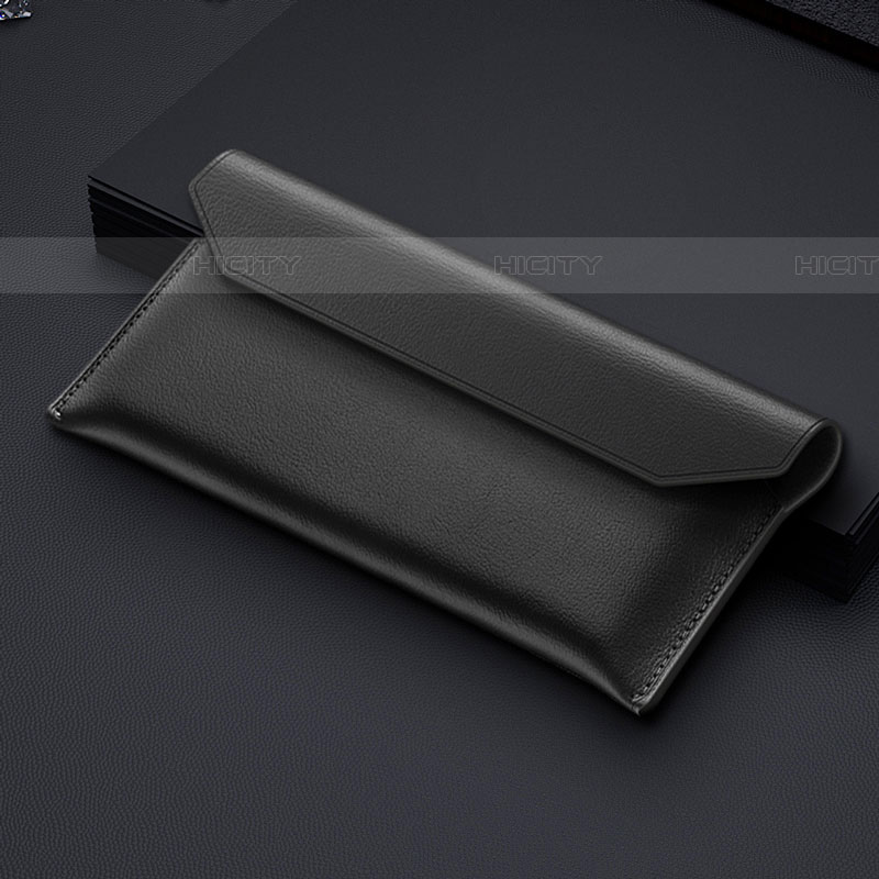 Housse Pochette Cuir Portefeuille pour Samsung Galaxy Z Fold4 5G Noir Plus