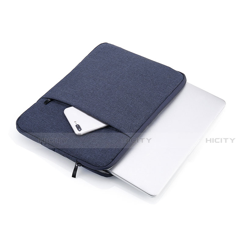 Housse Pochette Velour Tissu L04 pour Huawei Honor MagicBook 15 Plus