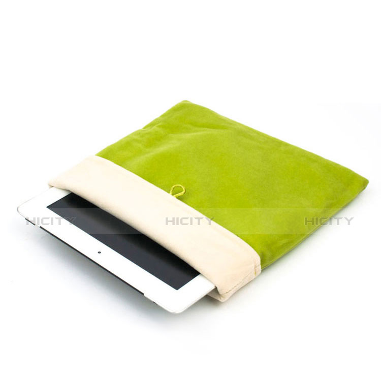 Housse Pochette Velour Tissu pour Amazon Kindle 6 inch Vert Plus