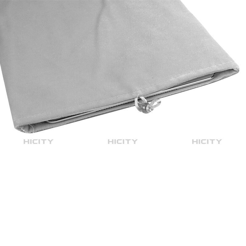 Housse Pochette Velour Tissu pour Apple iPad 4 Blanc Plus