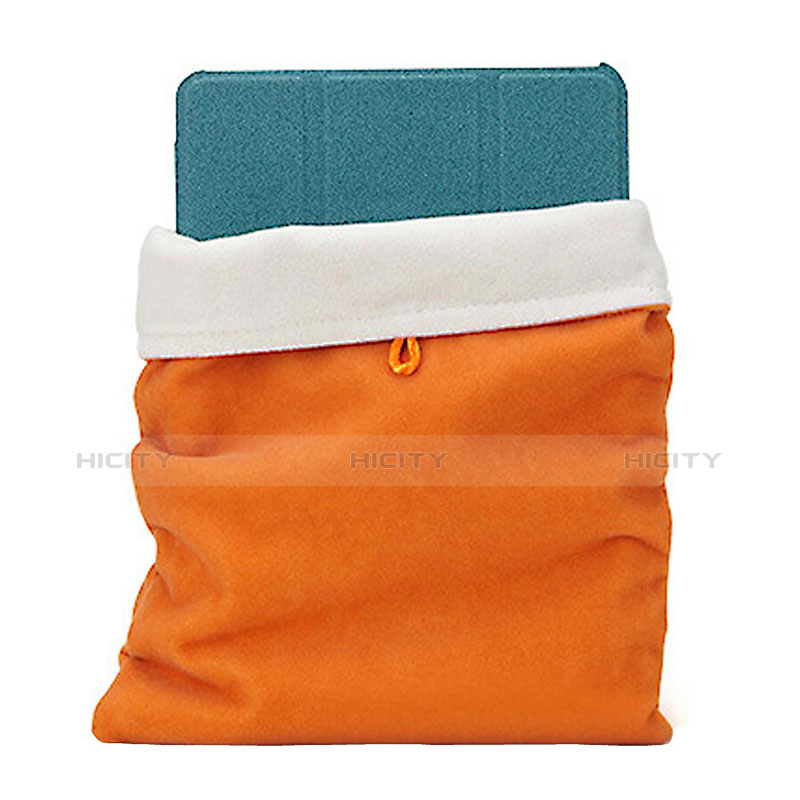 Housse Pochette Velour Tissu pour Apple iPad Air 2 Orange Plus