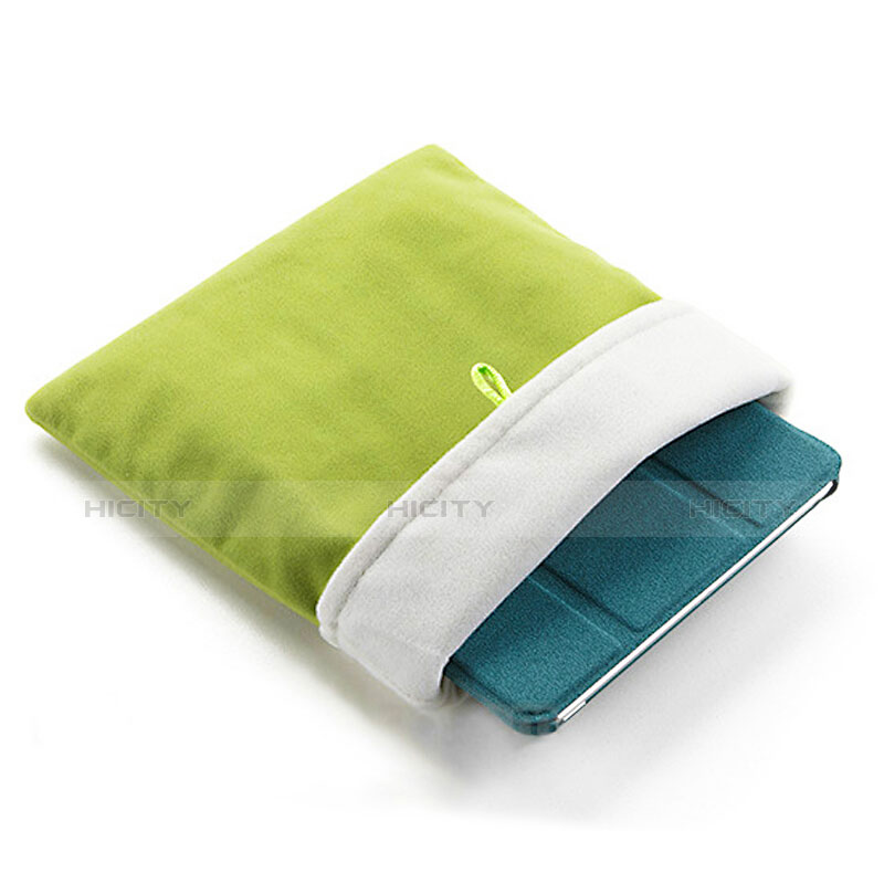 Housse Pochette Velour Tissu pour Apple iPad Mini 4 Vert Plus