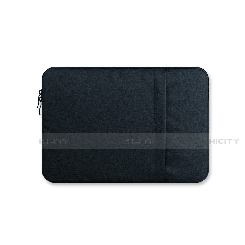 Housse Pochette Velour Tissu S03 pour Huawei Honor MagicBook Pro (2020) 16.1 Noir Plus