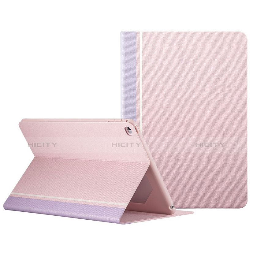 Housse Portefeuille Livre Cuir L03 pour Apple iPad Mini 4 Rose Plus