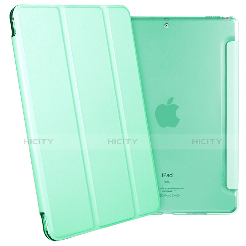 Housse Portefeuille Livre Cuir pour Apple iPad Pro 10.5 Vert Plus