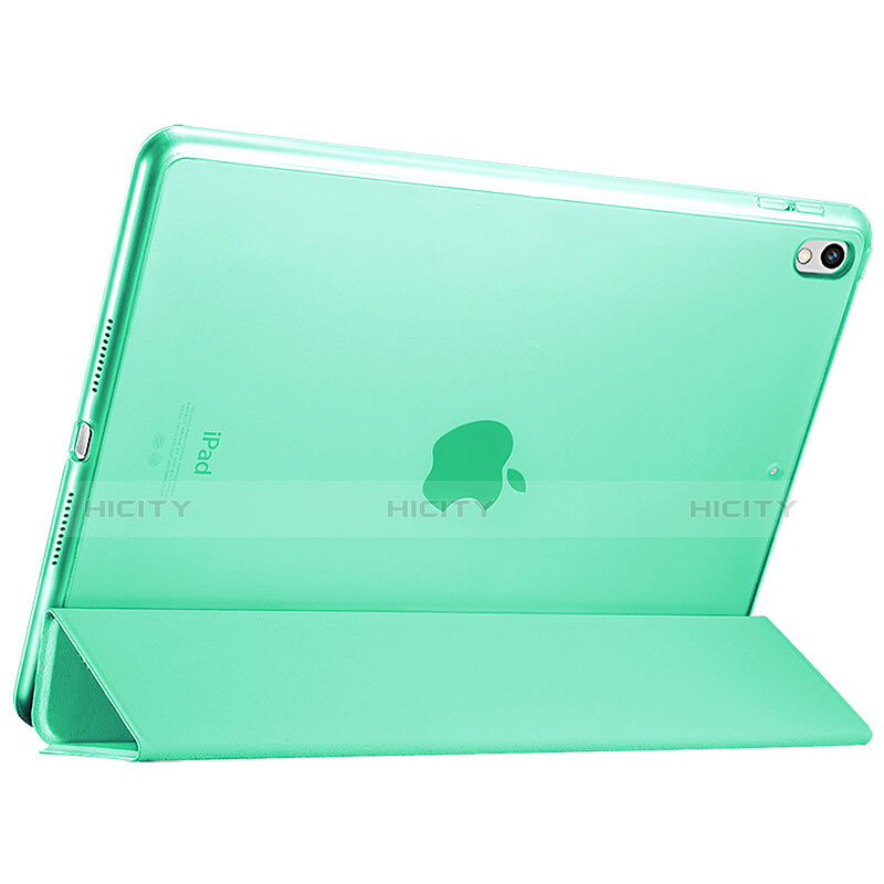 Housse Portefeuille Livre Cuir pour Apple iPad Pro 10.5 Vert Plus