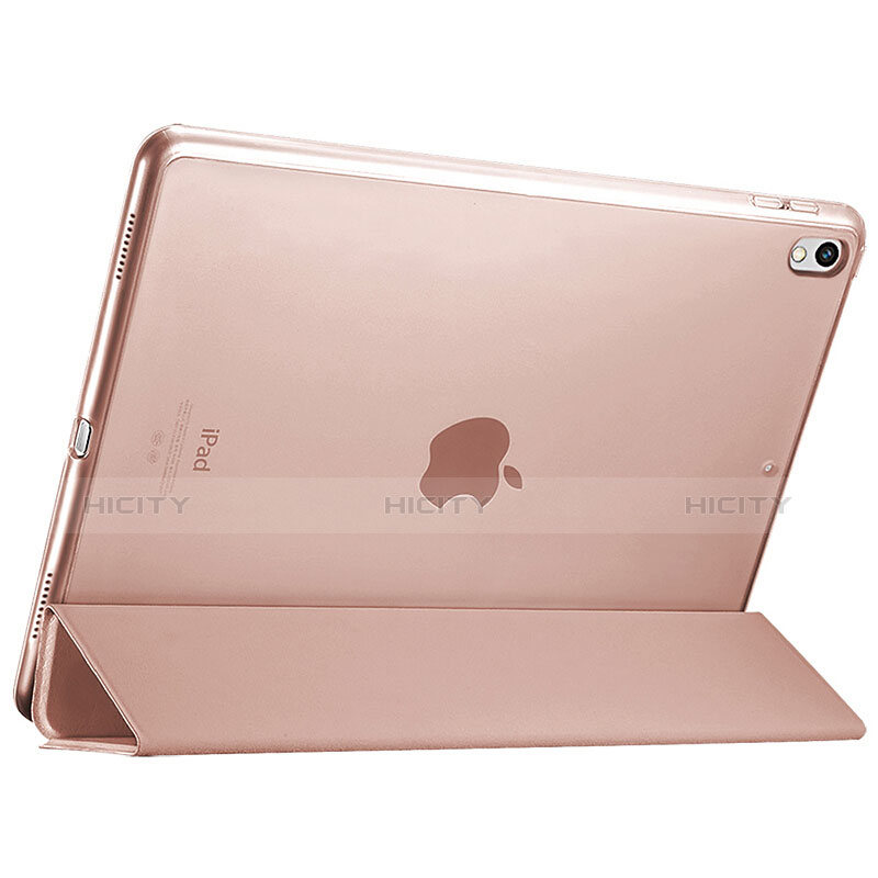 Housse Portefeuille Livre Cuir pour Apple iPad Pro 12.9 (2017) Or Rose Plus
