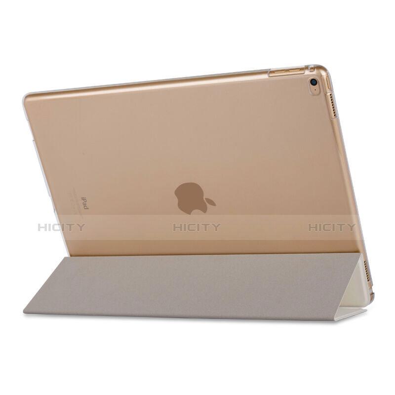 Housse Portefeuille Livre Cuir pour Apple iPad Pro 12.9 Blanc Plus