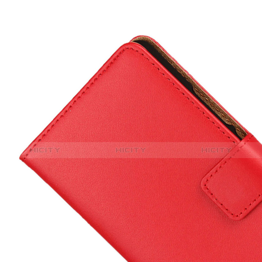 Housse Portefeuille Livre Cuir pour LG K7 Rouge Plus