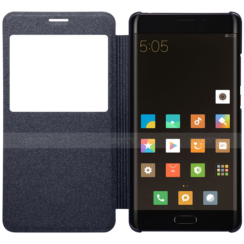 Housse Portefeuille Livre Cuir pour Xiaomi Mi Note 2 Noir Plus