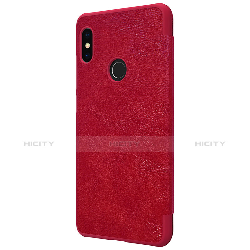Housse Portefeuille Livre Cuir pour Xiaomi Redmi Note 5 Rouge Plus