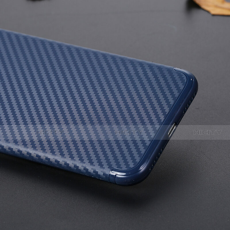 Housse Silicone Gel Serge Z01 pour Apple iPhone SE (2020) Bleu Plus