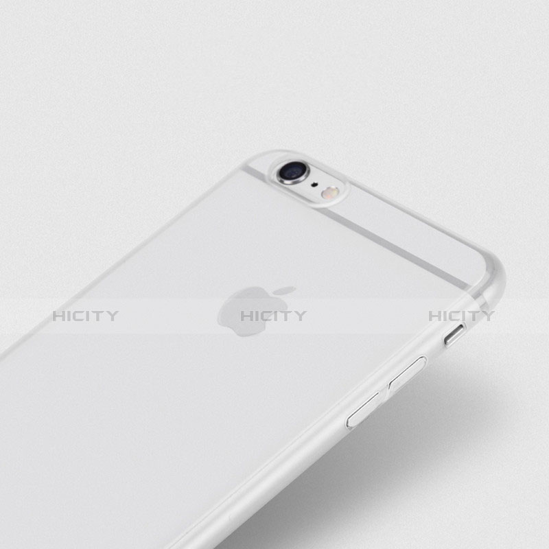 Housse Silicone Souple Mat pour Apple iPhone 6S Blanc Plus