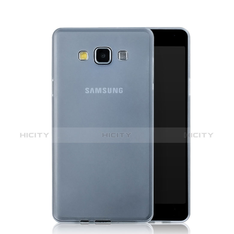 Housse Silicone Souple Mat pour Samsung Galaxy A7 SM-A700 Blanc Plus