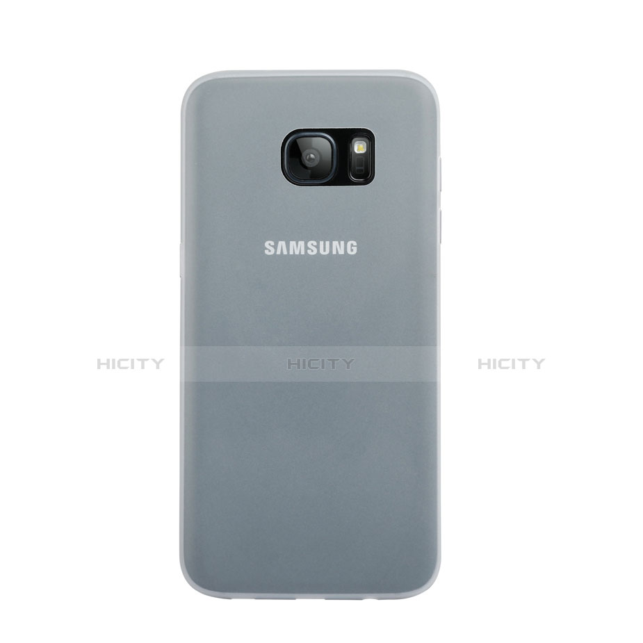 Housse Silicone Souple Mat pour Samsung Galaxy S7 G930F G930FD Blanc Plus