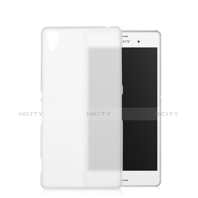 Housse Silicone Souple Mat pour Sony Xperia Z3 Blanc Plus