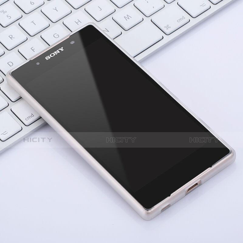 Housse Silicone Souple Mat pour Sony Xperia Z5 Blanc Plus