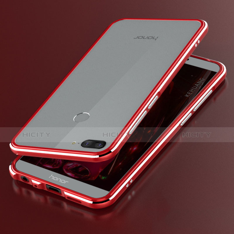 Housse Silicone Souple Miroir Q02 pour Huawei Honor 9 Lite Rouge Plus
