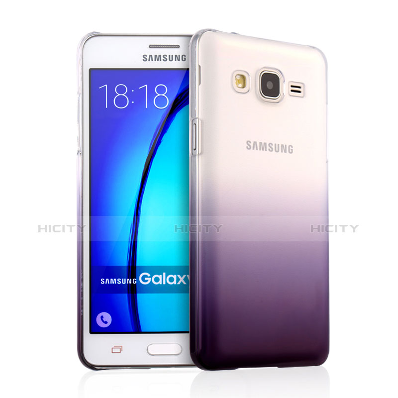 Housse Transparente Rigide Degrade pour Samsung Galaxy On5 Pro Violet Plus