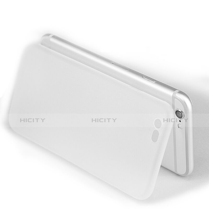 Housse Ultra Fine Mat Silicone Souple Transparente pour Apple iPhone 6S Plus Blanc Plus