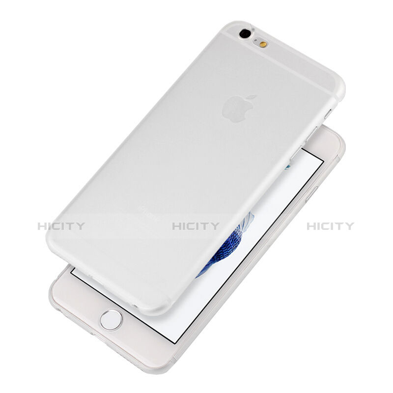 Housse Ultra Fine Mat Silicone Souple Transparente pour Apple iPhone 6S Plus Blanc Plus