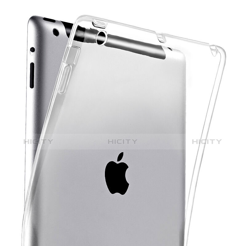Housse Ultra Fine Silicone Souple Transparente pour Apple iPad 2 Clair Plus