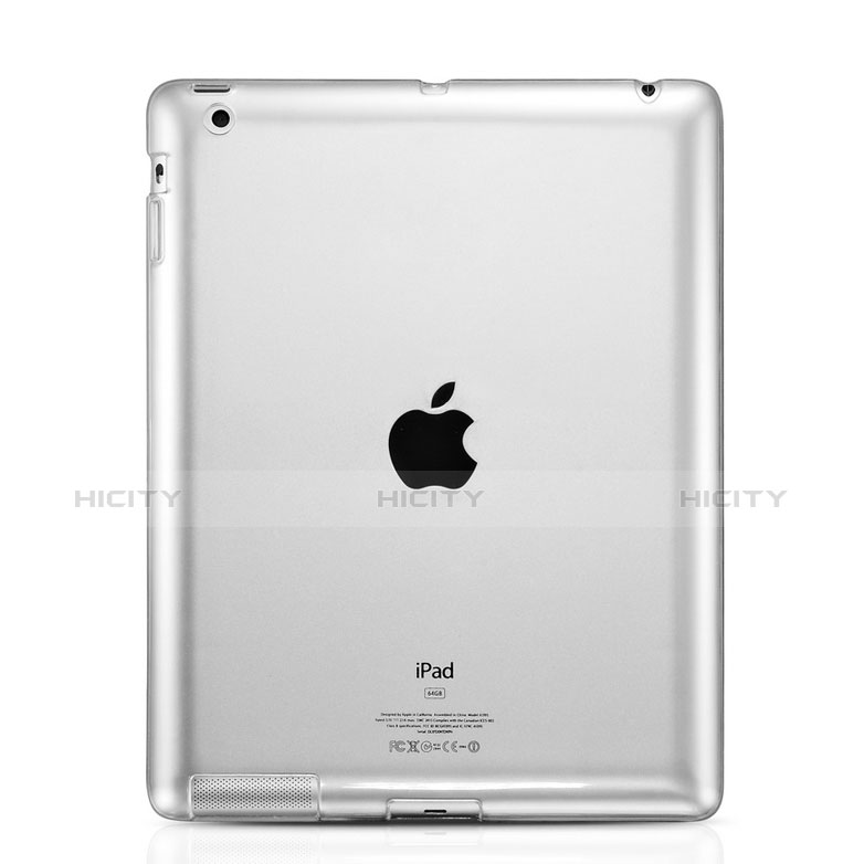 Housse Ultra Fine Silicone Souple Transparente pour Apple iPad 4 Clair Plus