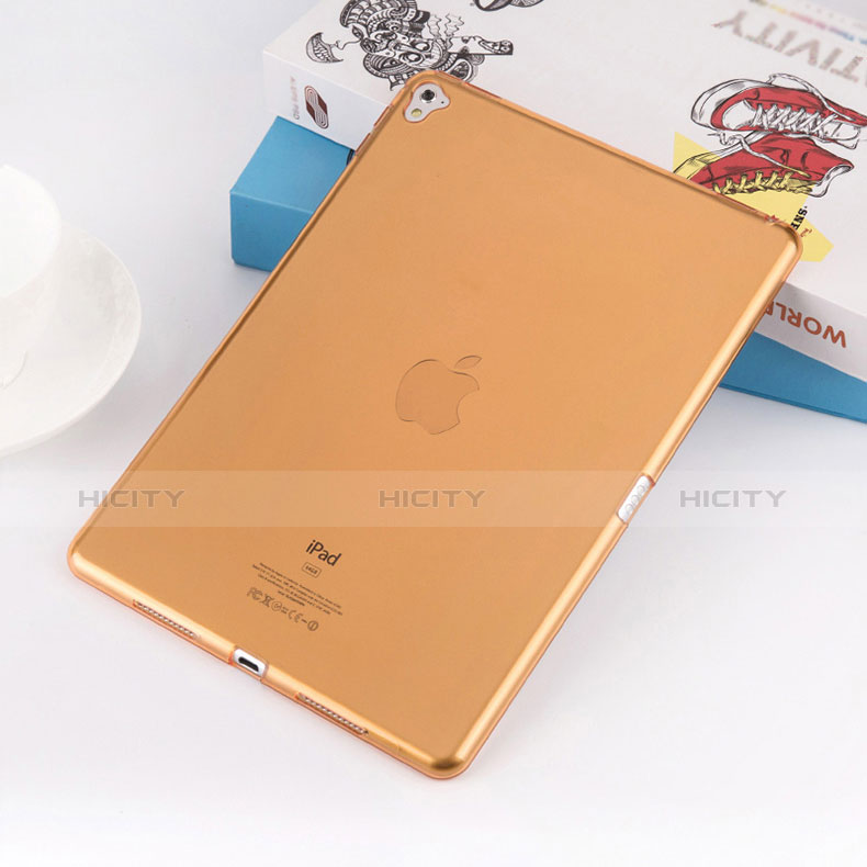 Housse Ultra Fine Silicone Souple Transparente pour Apple iPad Pro 9.7 Or Plus