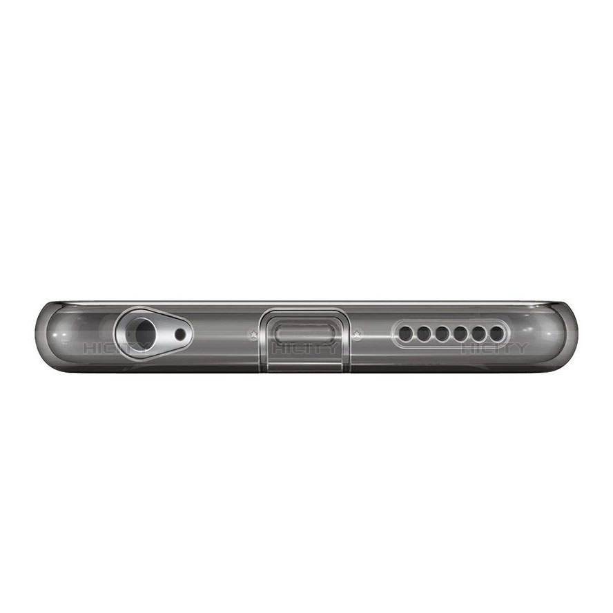 Housse Ultra Fine Silicone Souple Transparente pour Apple iPhone 6 Gris Fonce Plus
