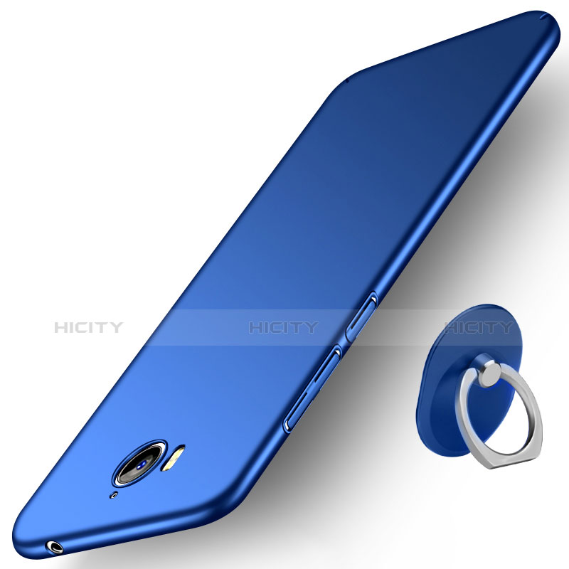 Housse Ultra Fine TPU Souple avec Support Bague Anneau pour Huawei Y5 III Y5 3 Bleu Plus