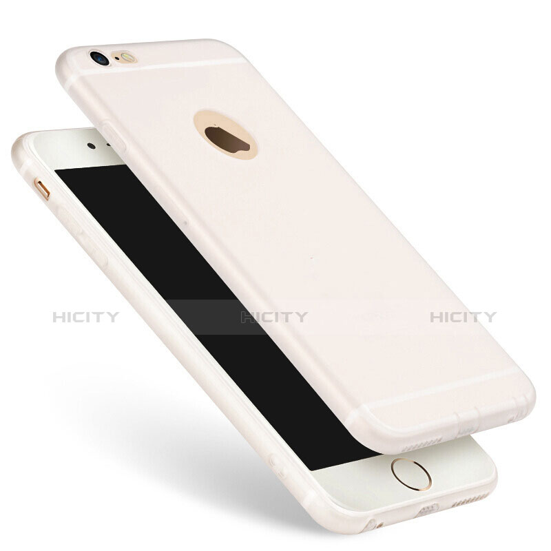 Housse Ultra Fine TPU Souple pour Apple iPhone 6 Plus Blanc Plus