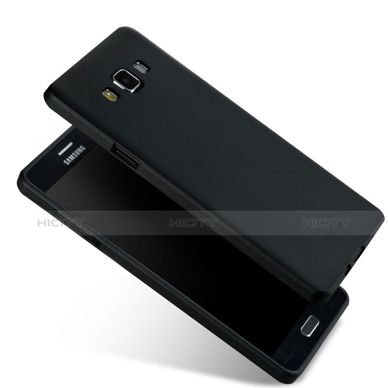 Housse Ultra Fine TPU Souple pour Samsung Galaxy A7 Duos SM-A700F A700FD Noir Plus