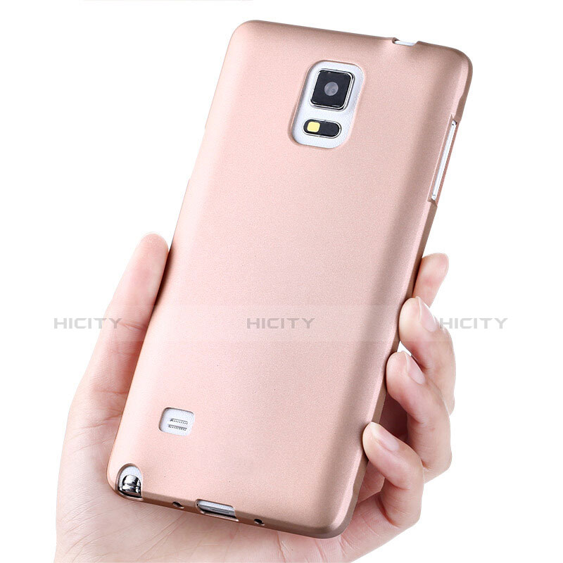 Housse Ultra Fine TPU Souple S02 pour Samsung Galaxy Note 4 Duos N9100 Dual SIM Or Rose Plus