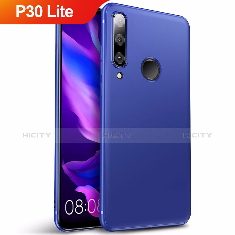 Housse Ultra Fine TPU Souple S03 pour Huawei P30 Lite Bleu Plus