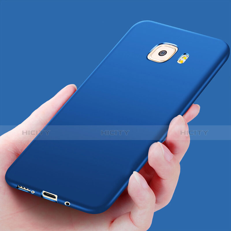 Housse Ultra Fine TPU Souple S03 pour Samsung Galaxy C9 Pro C9000 Bleu Plus