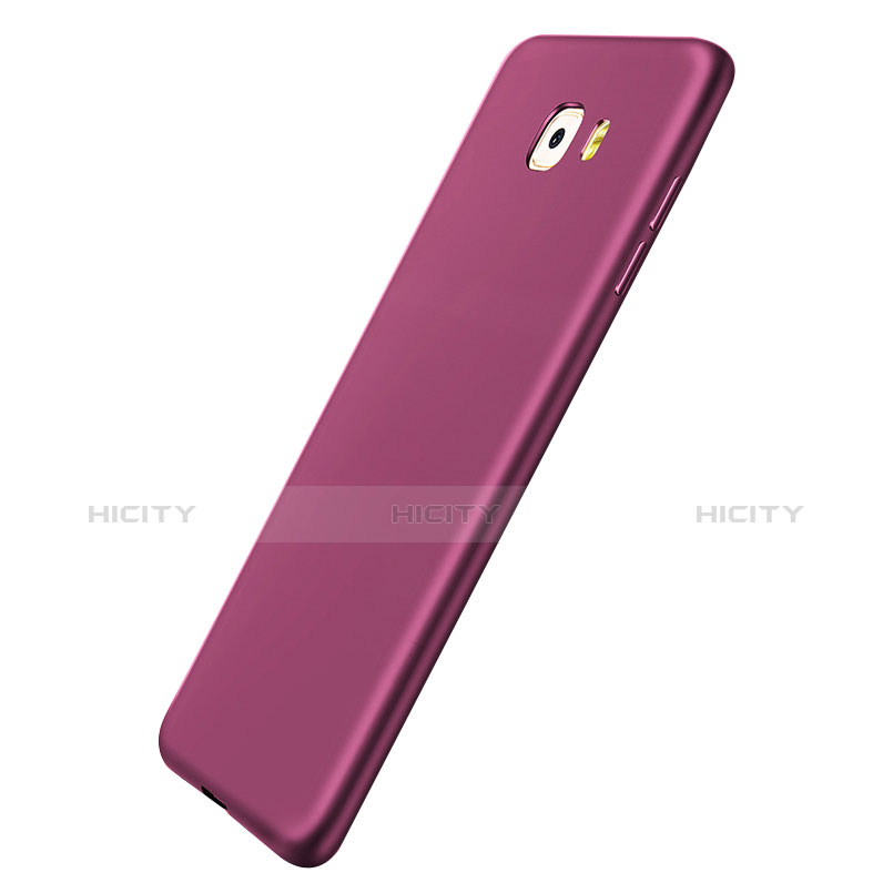 Housse Ultra Fine TPU Souple S03 pour Samsung Galaxy C9 Pro C9000 Violet Plus