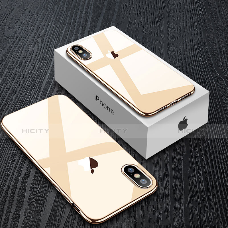 Housse Ultra Fine TPU Souple Transparente C11 pour Apple iPhone Xs Or Plus